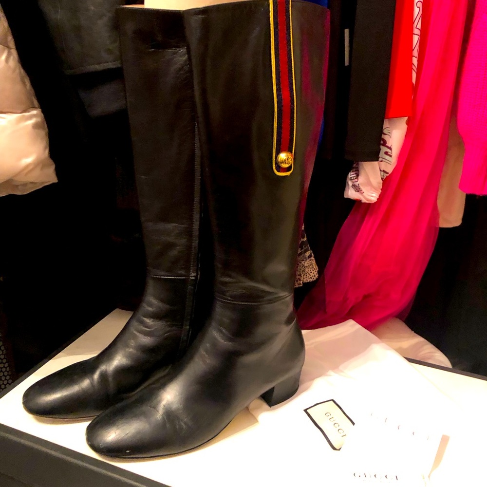 Gucci leather boots